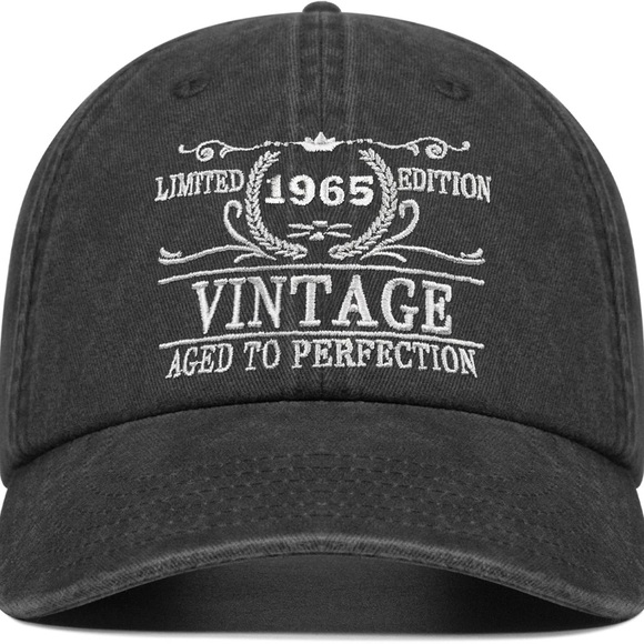 Accessories - Vintage 1965 Baseball Cap Aged To Perfection Cotton Adjustable Hat New